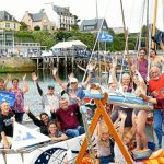 Toutes et tous, heureux de participer à la fête 'Les voiles de Camaret' et de représenter leur association (TYAM) et leur commune de Lampaul Plouarzel